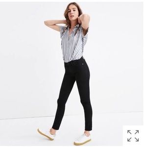 MADEWELL Skinny Skinny black denim jeans